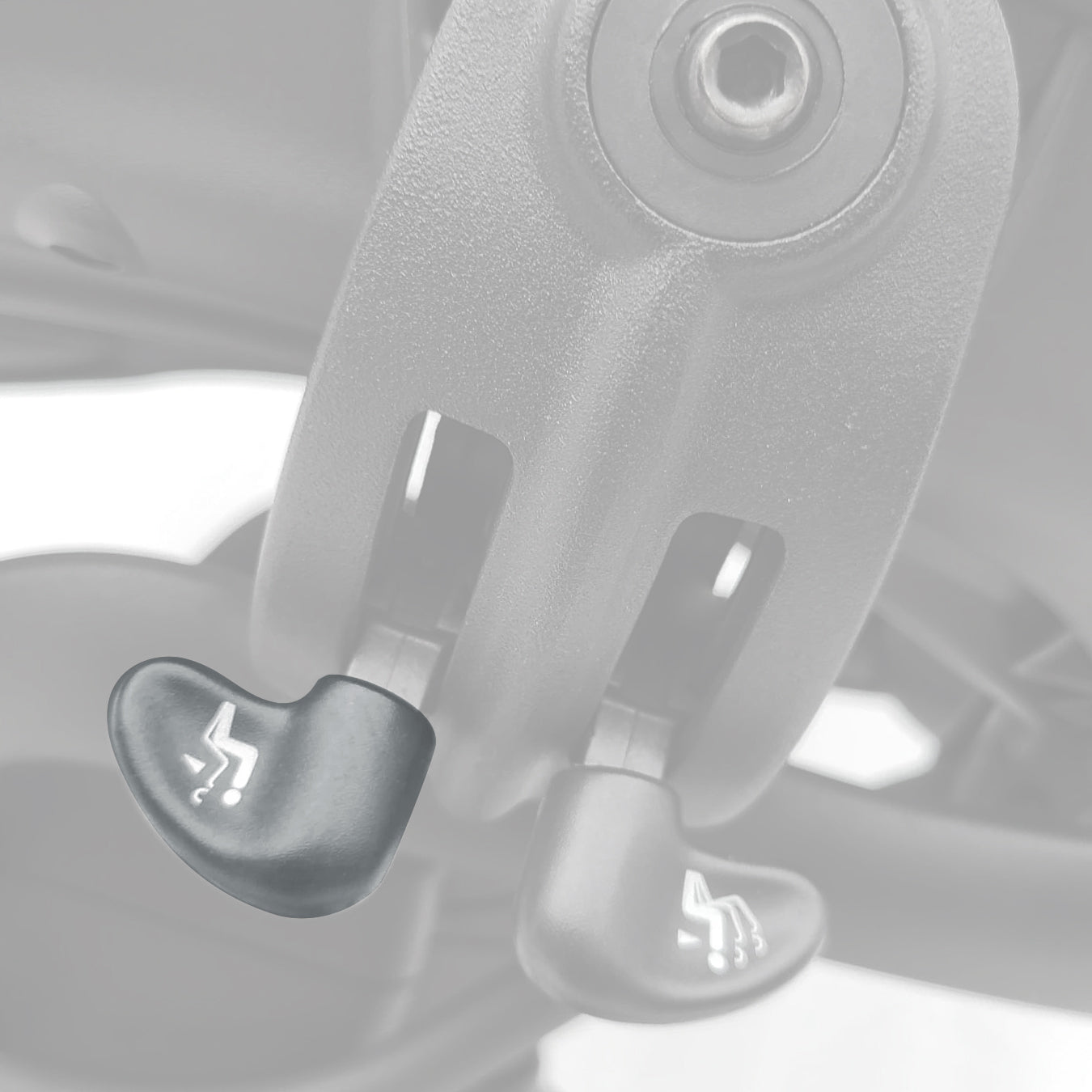 Herman Miller Aeron Klassischer MK2-Vorwärtsneigungsknopf in Grau