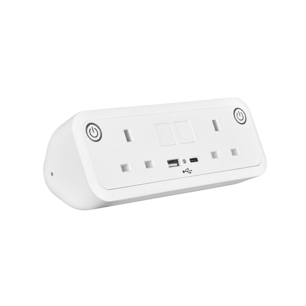 Modulo di alimentazione desktop UNO in bianco lucido