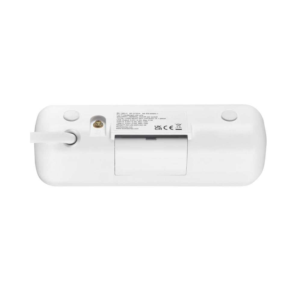 Modulo di alimentazione desktop UNO in bianco lucido