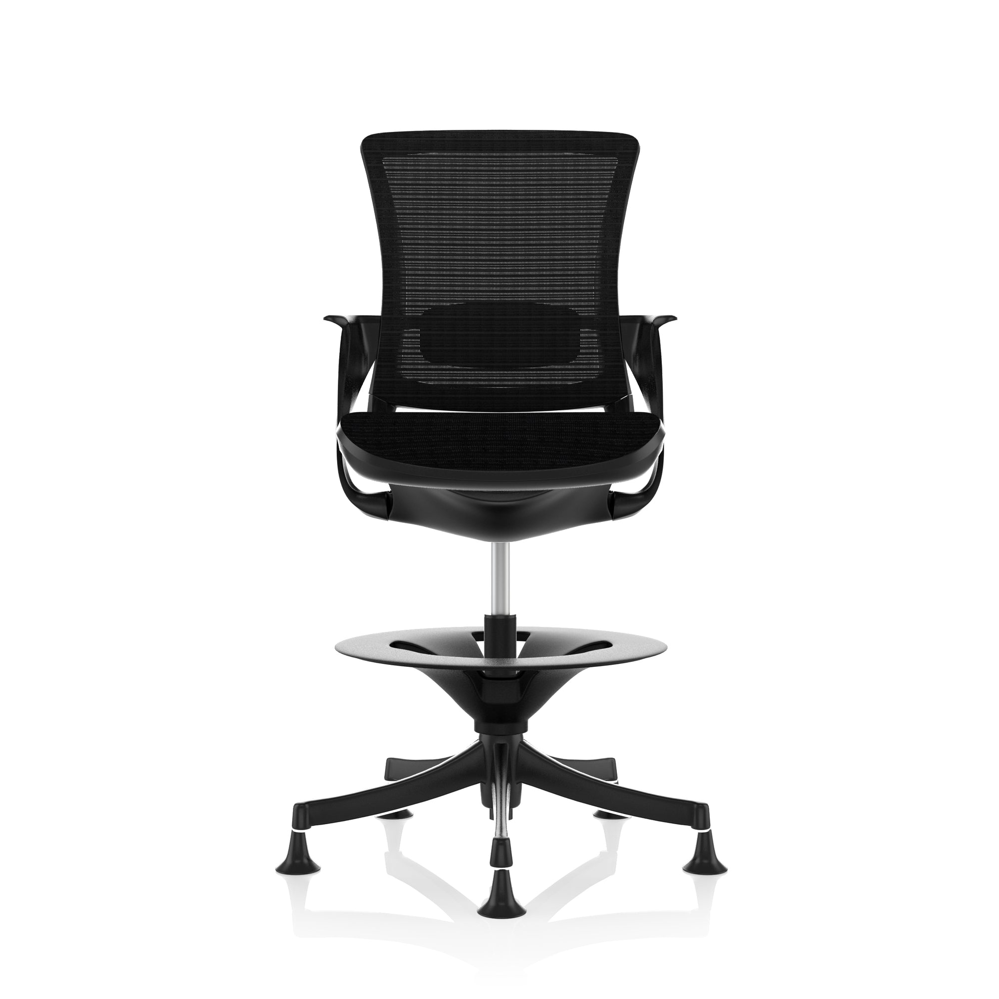 Asiento de confort: silla de dibujante de skate en negro - restaurado