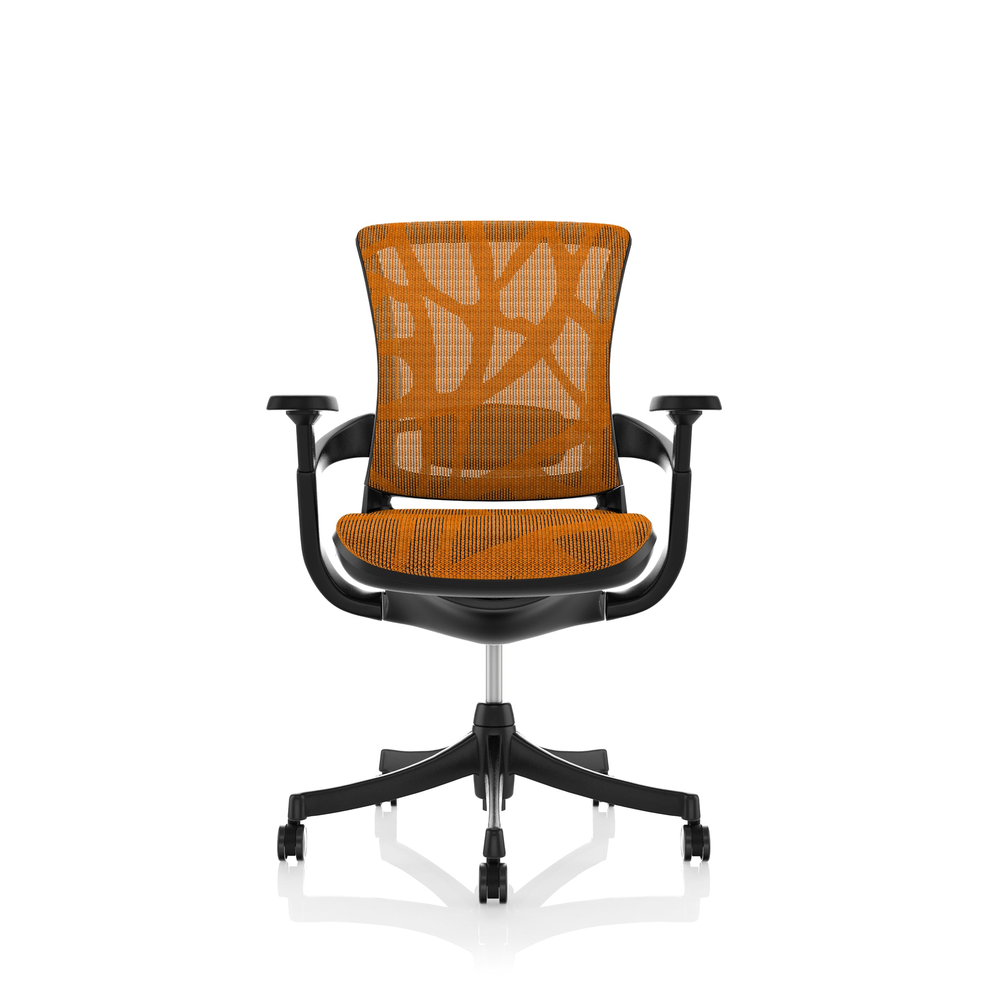 Asiento de confort: Silla de tareas de skate en naranja - restaurado