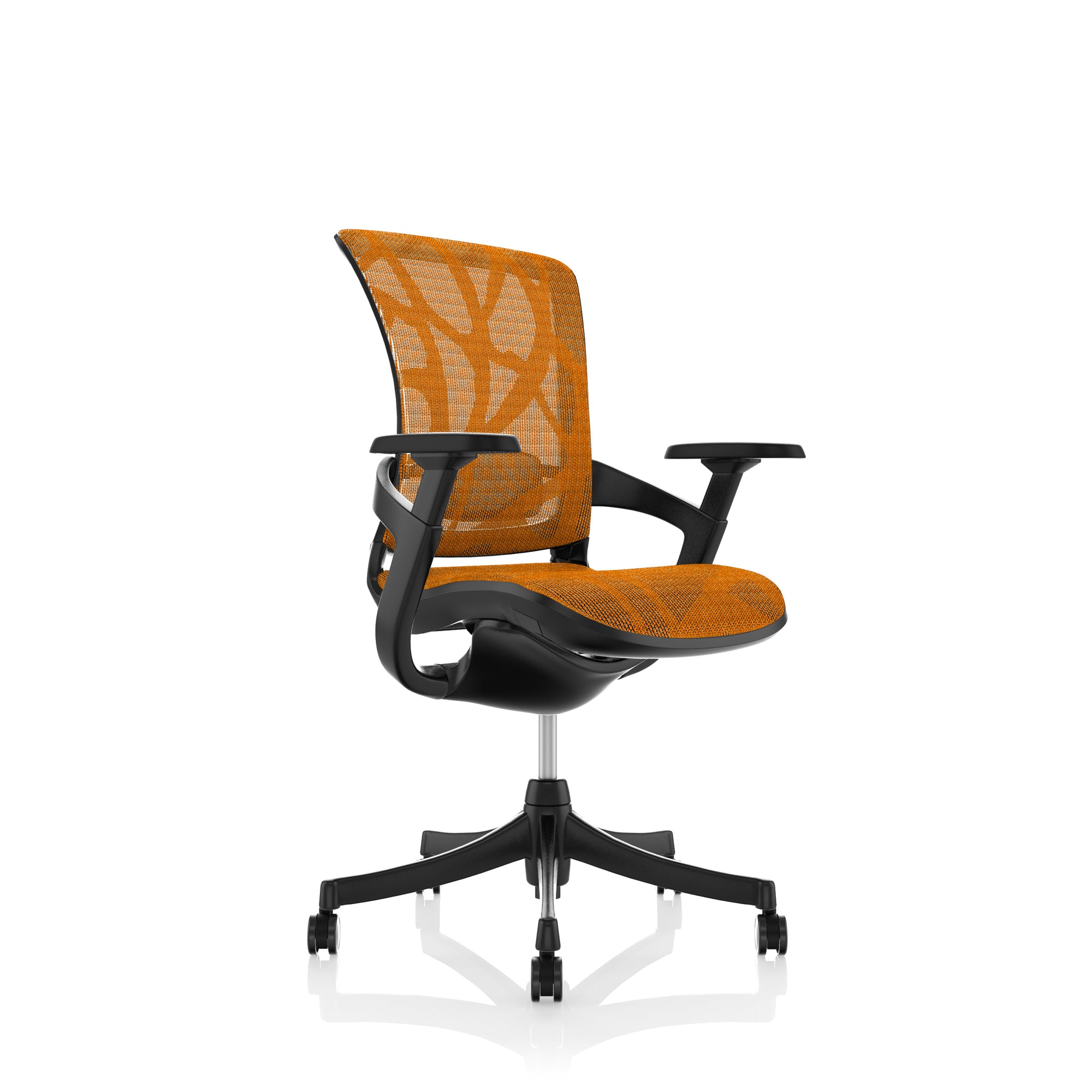 Asiento de confort: Silla de tareas de skate en naranja - restaurado