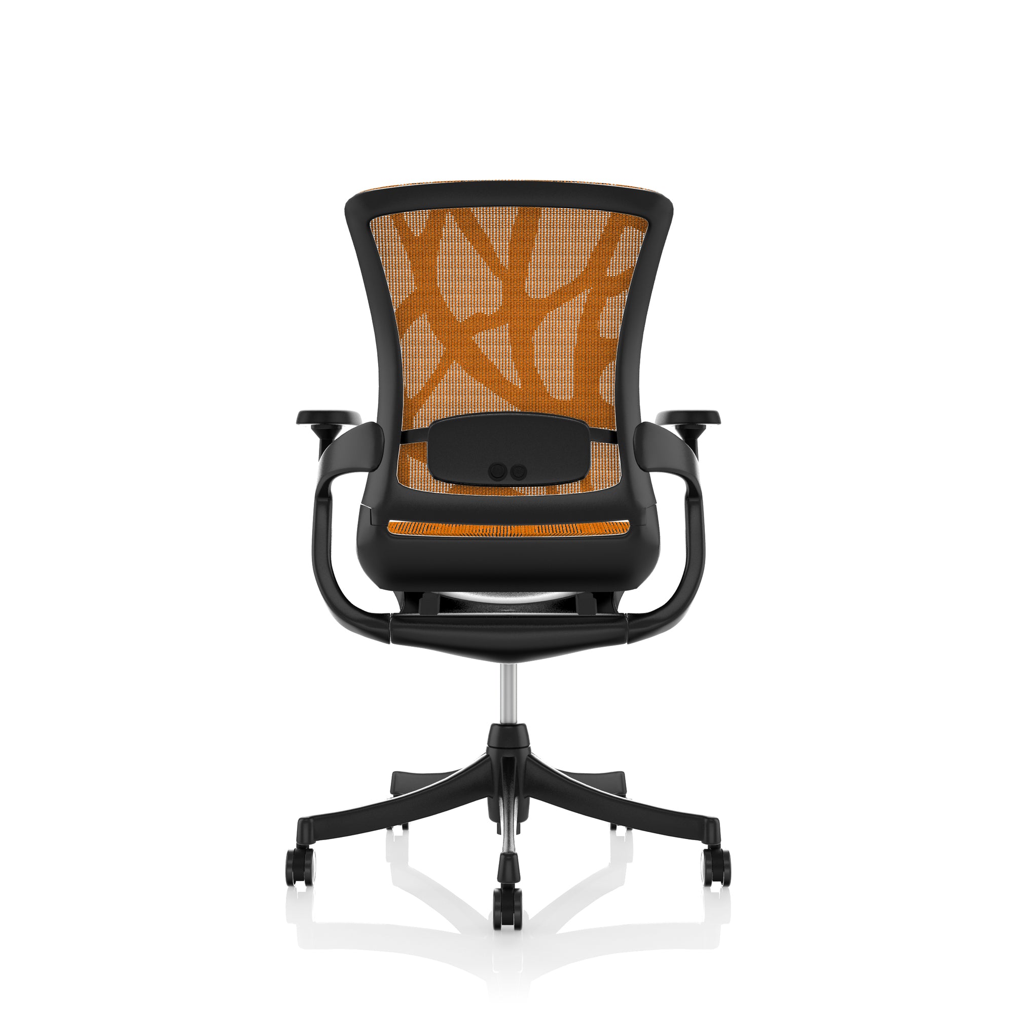 Asiento de confort: Silla de tareas de skate en naranja - restaurado