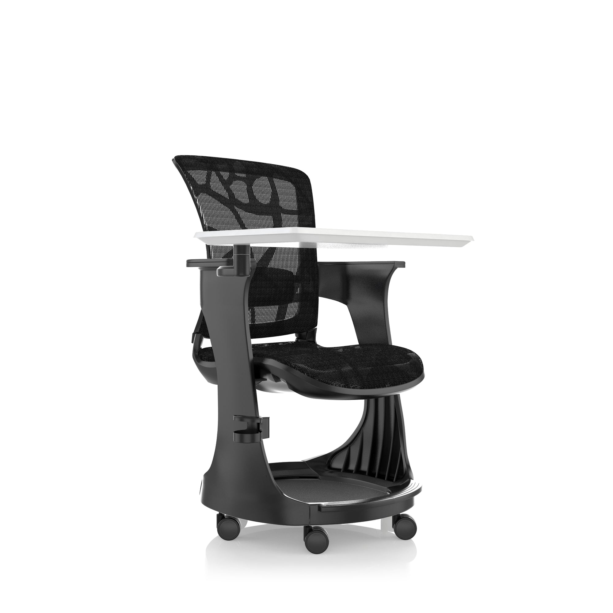 Asiento de confort: Silla de entrenamiento de tareas de skate en negro - restaurado