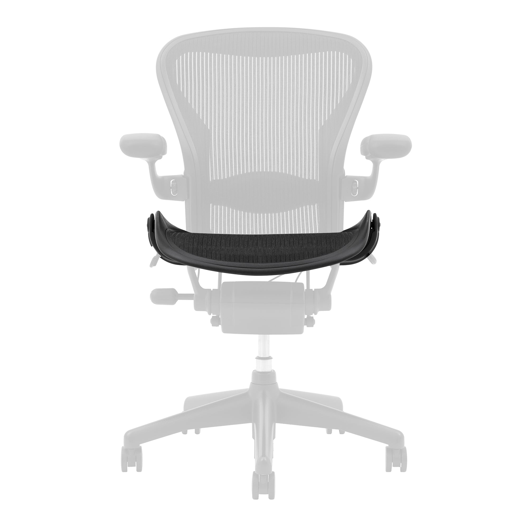 Herman Miller Aeron Ersatz-Netzsitz – Größe B (Graphit)