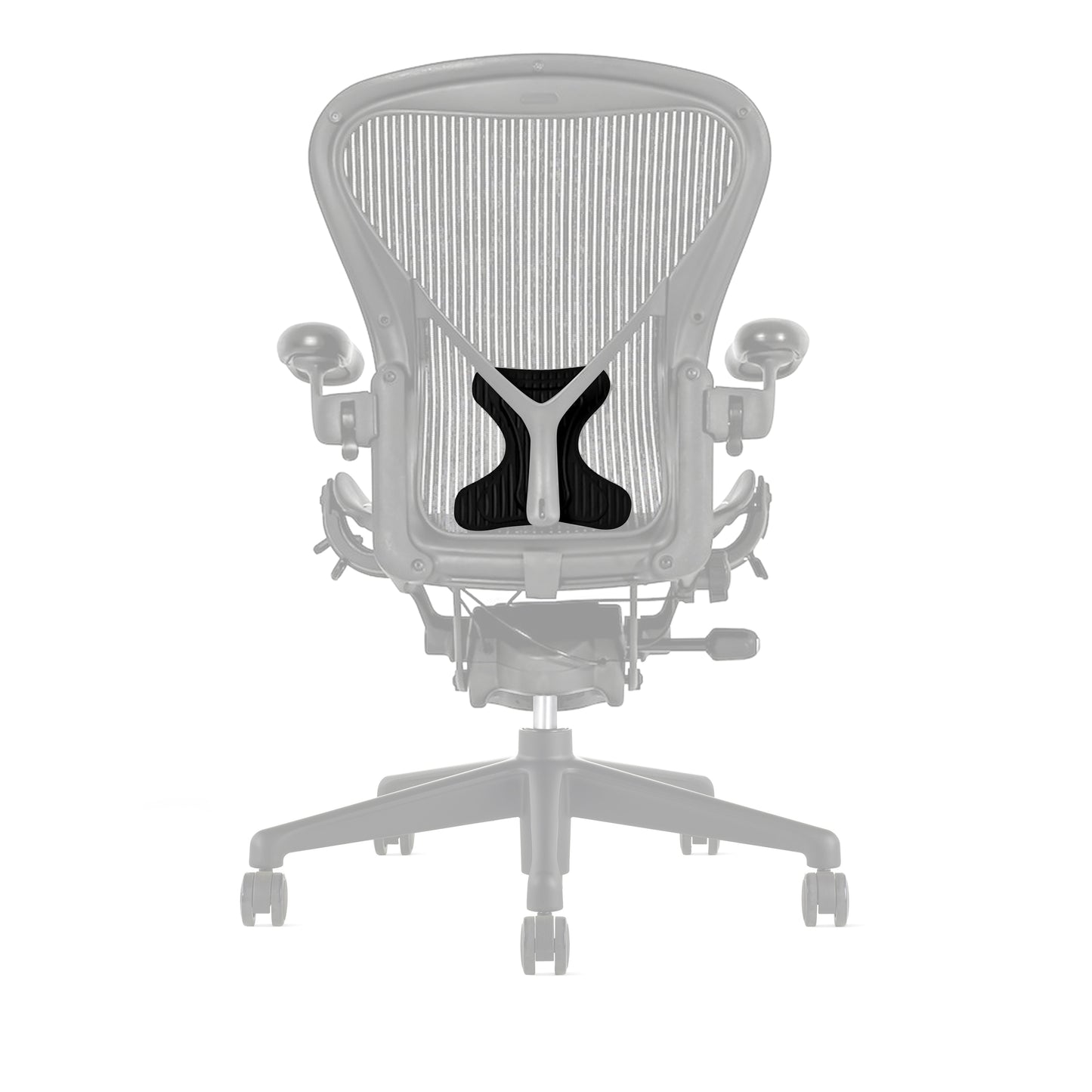 Herman Miller Aeron PostureFit Butterfly Pad in Black