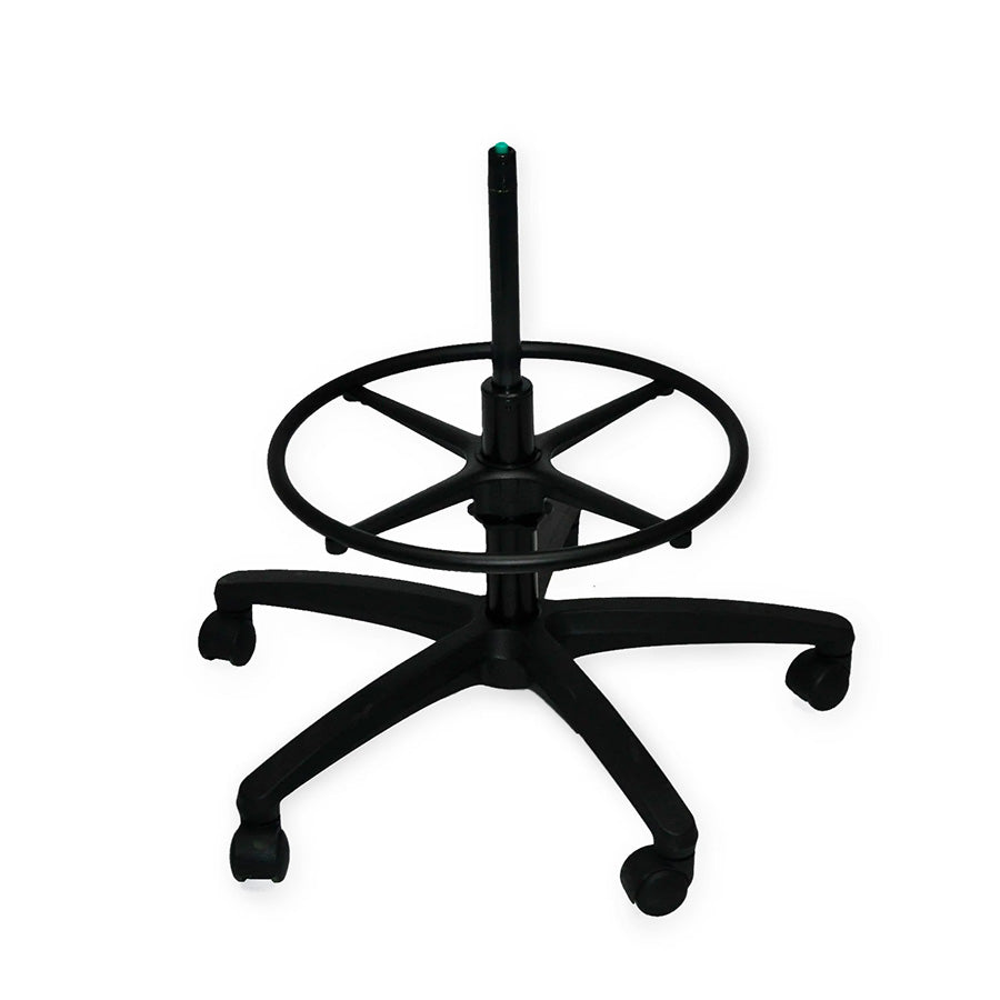 Suscom Universal Office Chair Base with Castors, 14-inch Gas and Draughtsman Ring - Refurbished